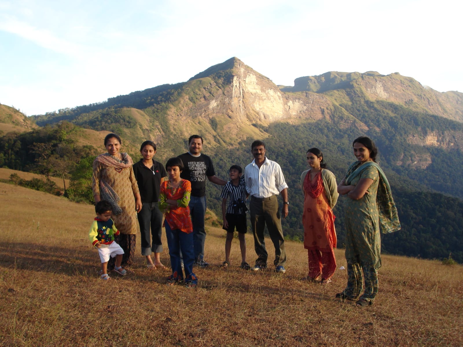 Family outing at the mountains