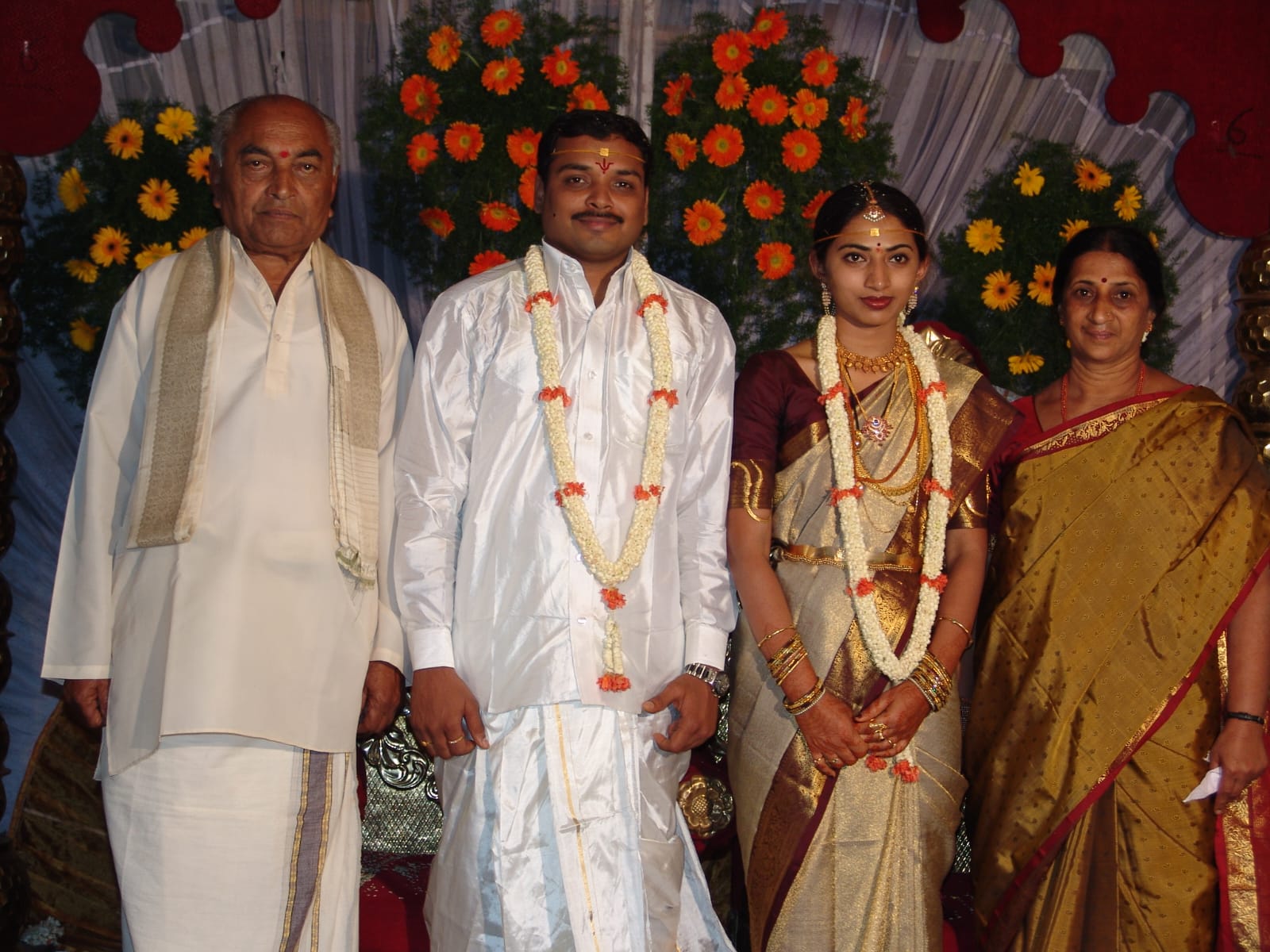 Family at a wedding celebration